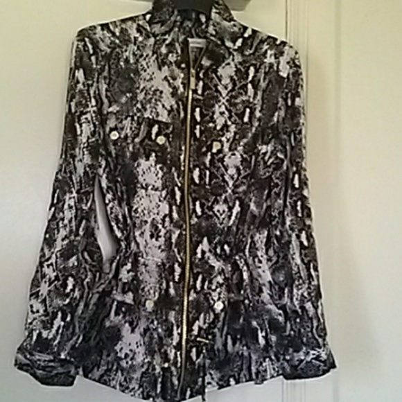 Calvin Klein Jackets & Coats Jacket Black White Poshmark